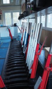 Inside Hebden Bridge Signal box