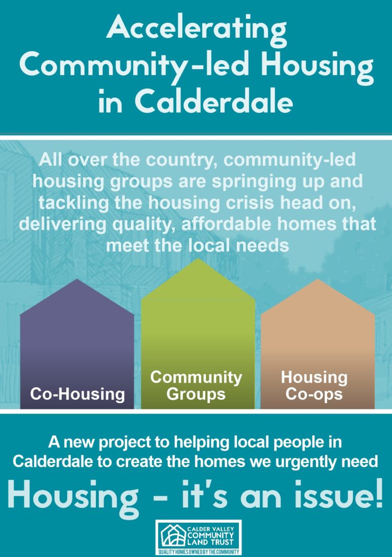 Calderdale Community Led Housing support Calder Valley Community Land